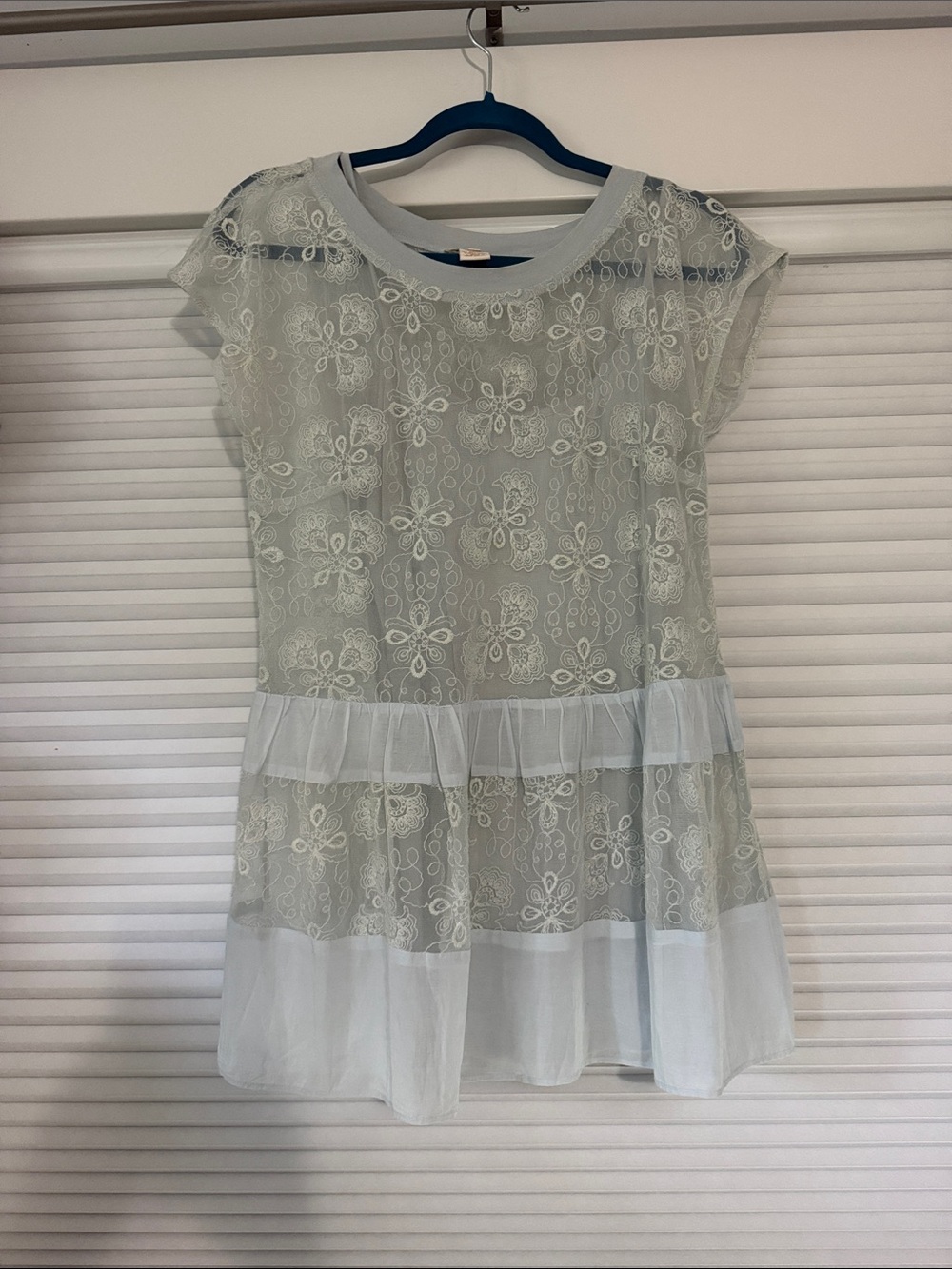 Sundance Lace/Cotton Blouse w Cami